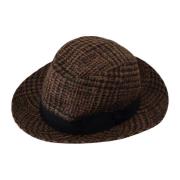 MainLine Fedora Hatt - Brun Ull Alpakka Nylon