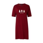 Rød Lexington Hjem Molly Organisk bomull/Modal Nightgown Nightwear