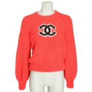 Pre-owned Rosa ull Chanel genser