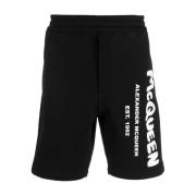 Shorts S, Elastisk Midje, Logo Print