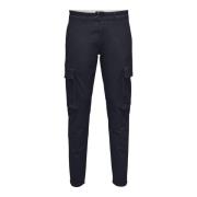 Dark Navy Only Sons Onsnext Cargo Bukse - Marine Blå Bukser