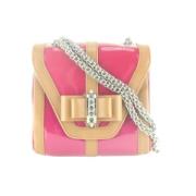 Pre-owned Rosa lerret Christian Louboutin Crossbody Bag