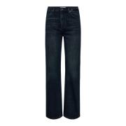 Brukt Denim Straight-Leg Jeans