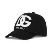 Barn Svart Baseballcap med DG Logo