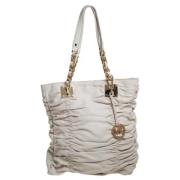 Pre-owned Hvitt skinn Michael Kors Tote