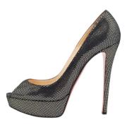 Pre-owned Svart semsket skinn Christian Louboutin haeler