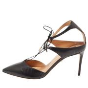 Pre-owned Svart skinn Aquazzura haeler