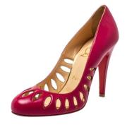 Pre-owned Rosa skinn Christian Louboutin haeler