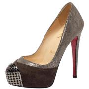 Pre-owned Brunt stoff Christian Louboutin haeler