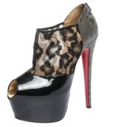 Pre-owned Svart skinn Christian Louboutin stovler