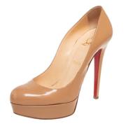 Pre-owned Beige skinn Christian Louboutin haeler