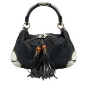 Pre-owned Svart lerret Gucci Hobo Bag