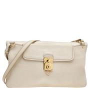 Pre-owned Beige skinn Miu Miu skulderveske