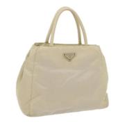 Pre-owned Beige Fabric Prada veske