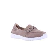 Beige Slip-On Semsket Espadrillos