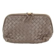 Pre-owned Brunt skinn Bottega Veneta Clutch