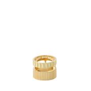 Elegant Vermeil Ring - Egg Skall