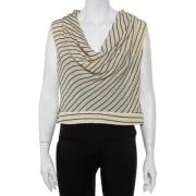 Pre-owned Beige Silk Armani Top