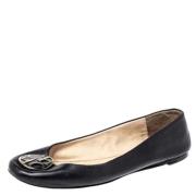 Pre-owned Svart skinn Carolina Herrera Flats