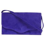 Pre-owned Lilla semsket Hermes Clutch