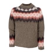 Fairisle Crewneck Genser for Kvinner