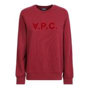 Trendy Bordeaux Sweatshirt for Kvinner