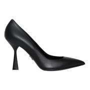 Sorte Skinn Kira Pumps - 7 cm Hæl