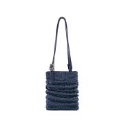 Lollo La Grande Skulderveske i Boyfriend Denim