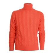 Dolcevita Man vurderer Orange 1233 Cashmere og Lana