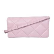 Quiltet Rosa Cross Body Veske