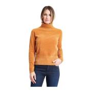 Velvet Turtle Neck Genser