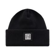 Logo Ull Beanie Svart Lue