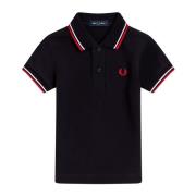 Klassisk to-striper polo for barn