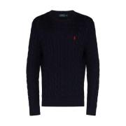 Navy Pullover Driver Strikkeplagg