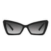 Metall og Acetat Cat-Eye Solbriller