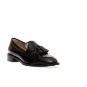 Svart Tassel Loafer - Størrelse 35