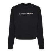 Svarte Sweatshirts for Kvinner Aw23