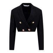 Svart Dobbeltspent Blazer, Aw23