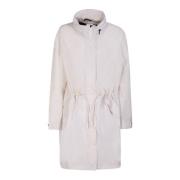 Elegant Kremfarget Trenchcoat