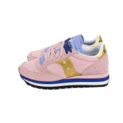 Peach/Gold Jazz Triple Sneakers for kvinner