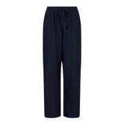 Navy Neo Noir Sonar Linen Pants Navy Bukser