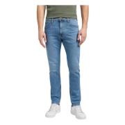 Blå Denim Lee Herre Rider Slim Jeans