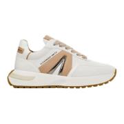 Hvite Nude Chunky Sneakers