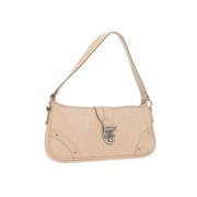 Pre-owned Beige skinn burberry skulderveske