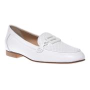 Loafer in white calfskin