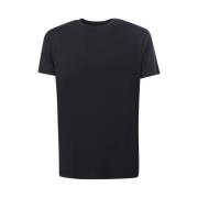 Sort Crew-neck T-skjorte - Regular Fit