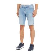 Slim Fit Denim Shorts