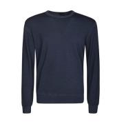 Blå Denim Sweatshirt Noos