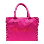 Canvas Strand Shopping Bag Fuchsia