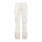 Naturlig Marmor Skinny Fit Denim Bukser